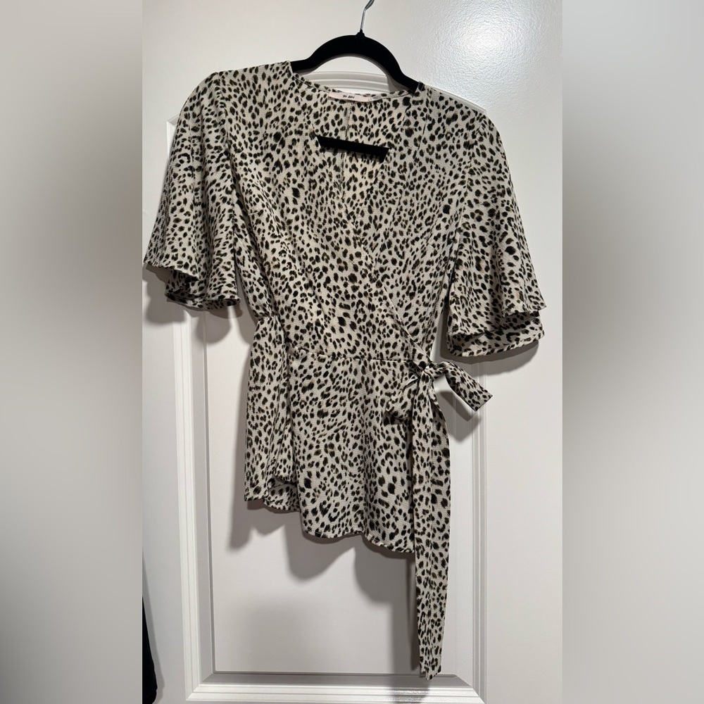 Boutique Leopard Print Top